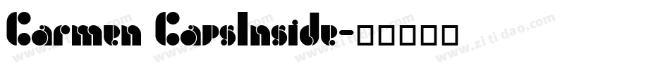 Carmen CapsInside字体转换
